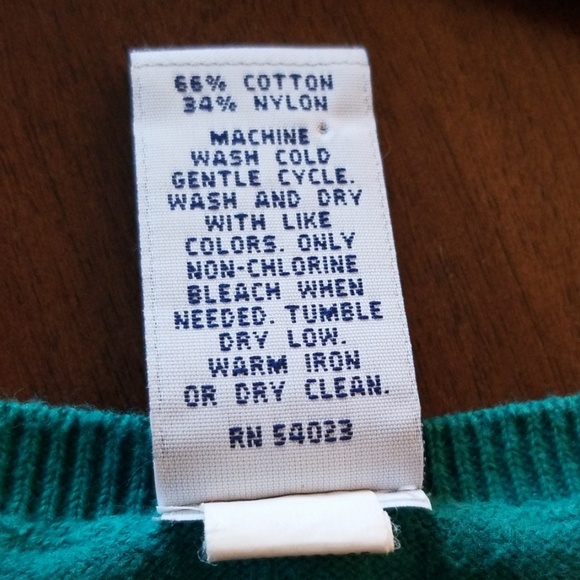 Green Gap Sweater Shirt with Poof Sleeves - Picture 4 of 4